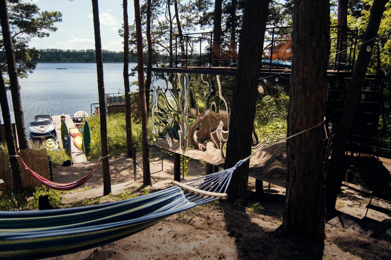 Nad Narvia - Dom Na Drzewie Serock Esterno foto